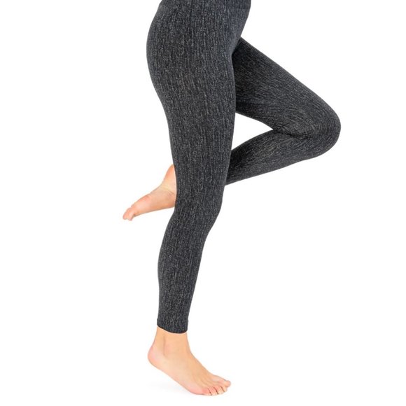 Muk Luks Womens Fleece Lined Leggings M/L NEW - Picture 3 of 4